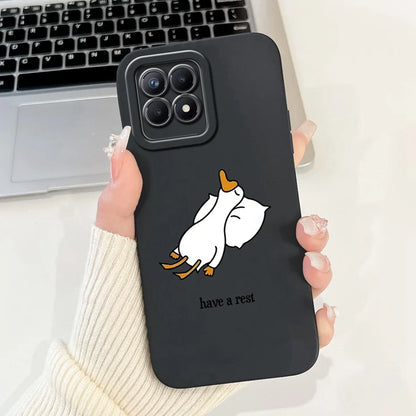 Lens Protective Case For Realme 8i RMX3151 Cute Cartoon Soft Silicone Back Cover For Realme8i Phone Cases