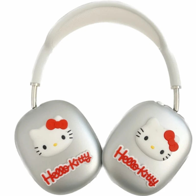 Cute Cartoon Anime Role Hello Kitty Earphone Protective Case for AirPods MAX Soft Lovely Clear Hot Sale Anti-fall Protect Cover