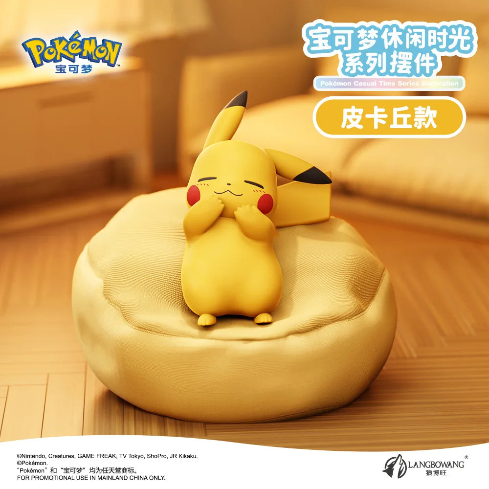 6 Styles Pokemon Pikachu Bulbasaur Figures toys Sleep Starry Dream Series Action Figure Cartoon Birthday gift