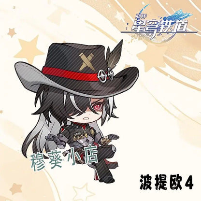 Honkai:Star Rail Boothill Jade Live Broadcast Guest Or Host Magnetic Sofa Sitting Character Acrylic Fridge Sticker Desk Ornament