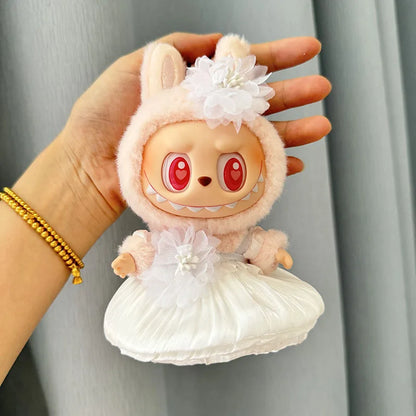 Plush Doll'S Clothes Outfit Accessories For Korea Kpop Exo Labubu V1 V2 Idol Dolls Sitting Party Princess Dress Clothing Gift