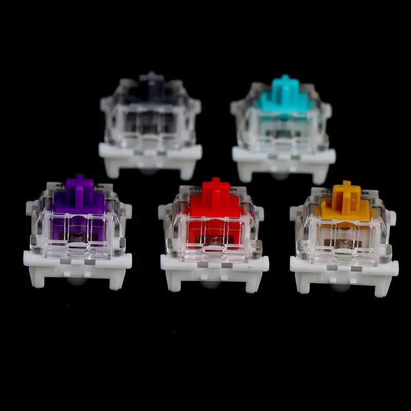 10Pcs/lot Outemu Mx Switches 3 Pin Mechanical Keyboard Black Blue Brown Switches for CIY Sockets SMD Replacement