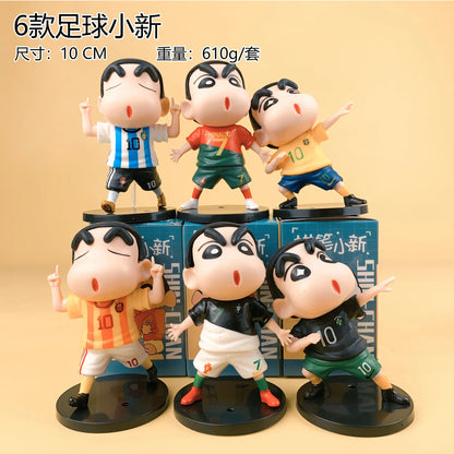 Fashion Crayon Shin chan Accessories Handmade Decoration Blind Box Desktop Ornament Anime Cartoon Toy Doll Model Gift