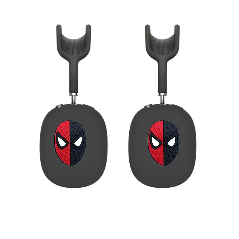 DIY Cartoon Marvel Batman Earphone Case for Apple AirPods Max Earmuff Silicone Protective Cover for AirPods Max Earphone Case