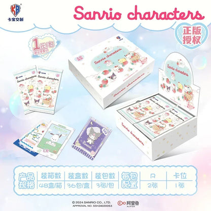 Genuinely Sanrio Card Life Diary Sanrio Family Coolomi Life Diary HelloKitty Pink Cute Anime Card Collection Card Kids Toy Gift