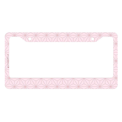 Japanese anime personalized and standardized car license plate frame color scheme Cute matching customized products -2