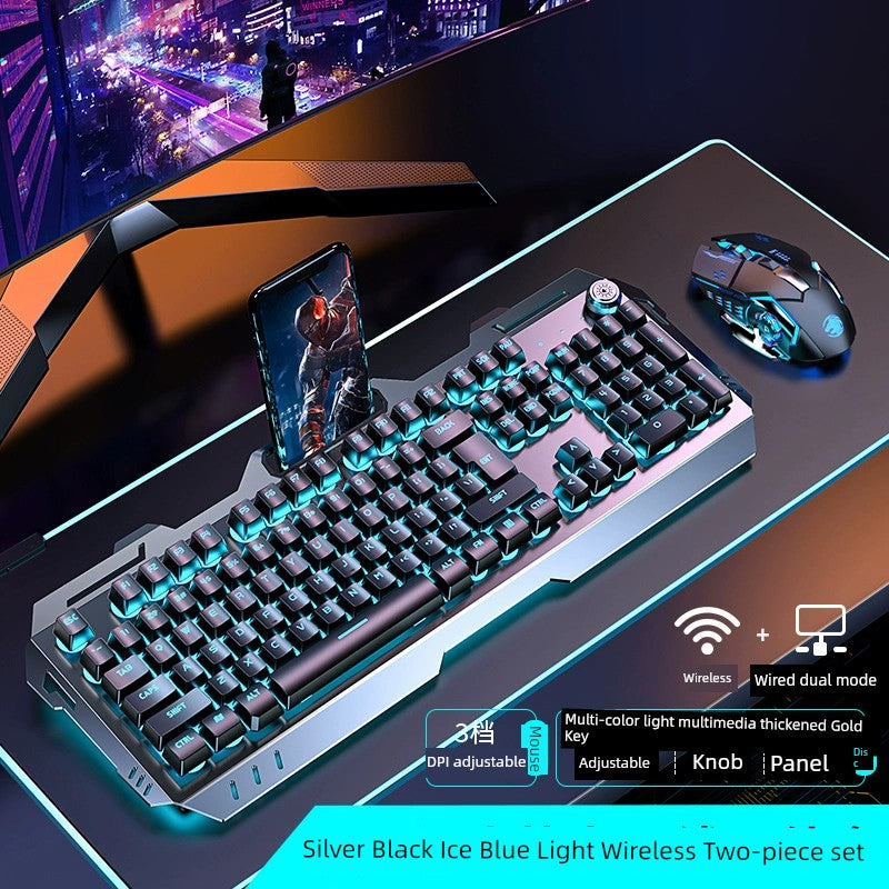 Pioneer Real Mechanical Feeling Wireless Keyboard and Mouse