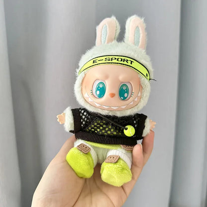 Cute Mini Plush Doll'S Clothes Fashion Clothes For Korea Kpop Exo 17cm Labubu II Idol Dolls DIY Gifts Sitting Party Clothing