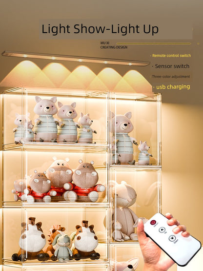 Stuffed Toy Display Cabinet Lingna Beier Storage Box