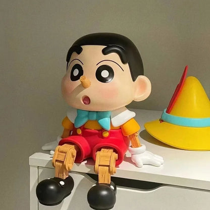 Internet Celebrity Puppet Crayon Shin-chan Ornament Doll Cute Nohara Shinnosuke Desk Doll Ornament Car Ornament Christmas Gift