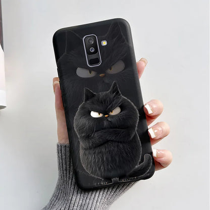 Case For Samsung A6 2018 Cover A 6 A600F Cartoon Cat Fox Soft Silicone TPU Phone Case For Samsung Galaxy A6 Plus 2018 A605F Case