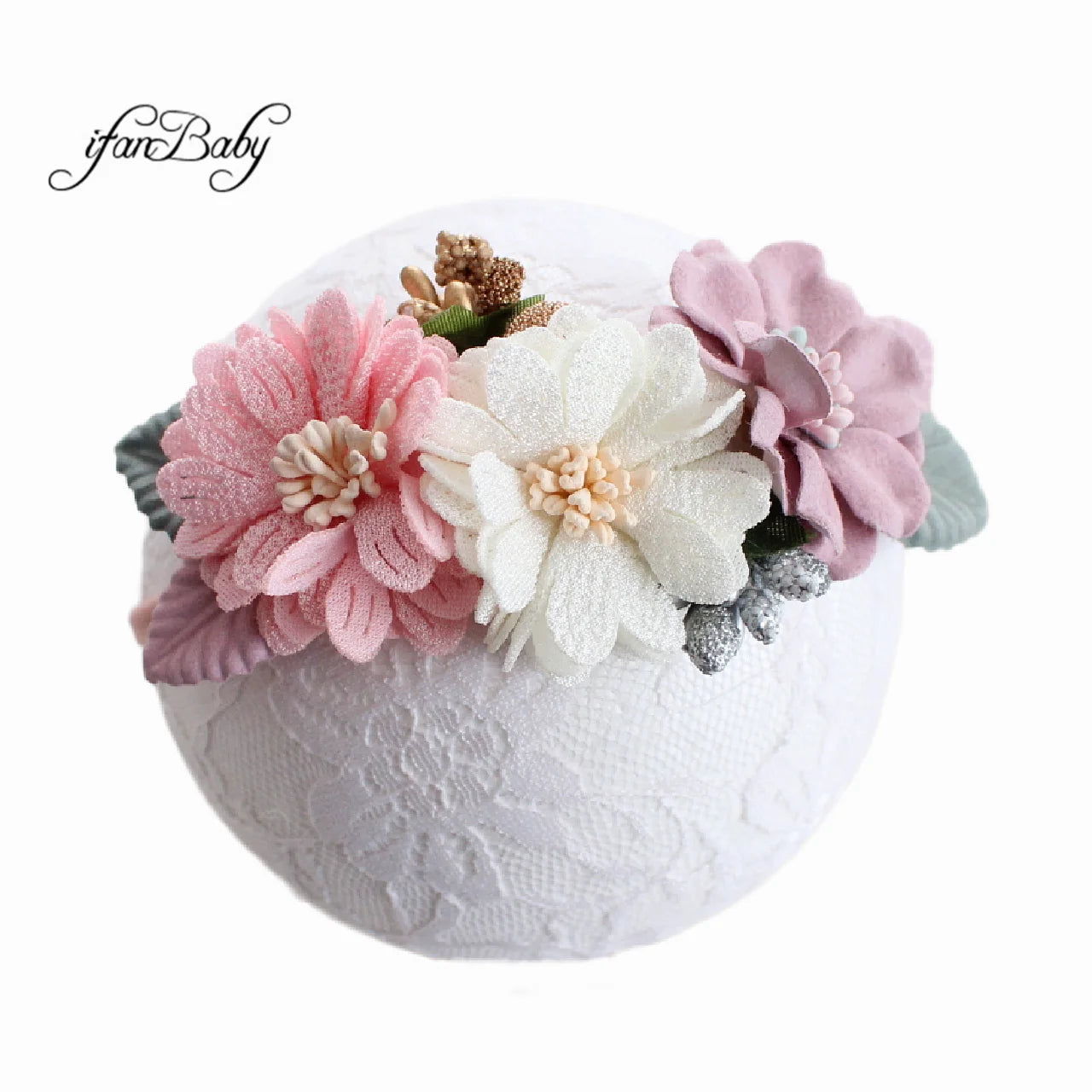 Fashion Baby Photography Headband Elastic Nylon Flower Headband Girl Headband