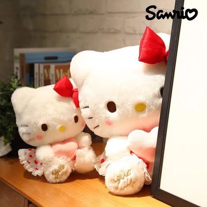 Sanrio Hello Kitty Kuromi Melody Throw Pillow Stuffed Toys Cute Plush Toys Kawaii Baby Gifts Christmas Children Dolls For Girl