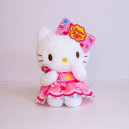 Sanrio Cartoon Kawali Kuromi Hello Kitty My Melody Cinnamoroll Pillow Plush Toys Soft Stuffed Dolls for Kids Birthday Gifts