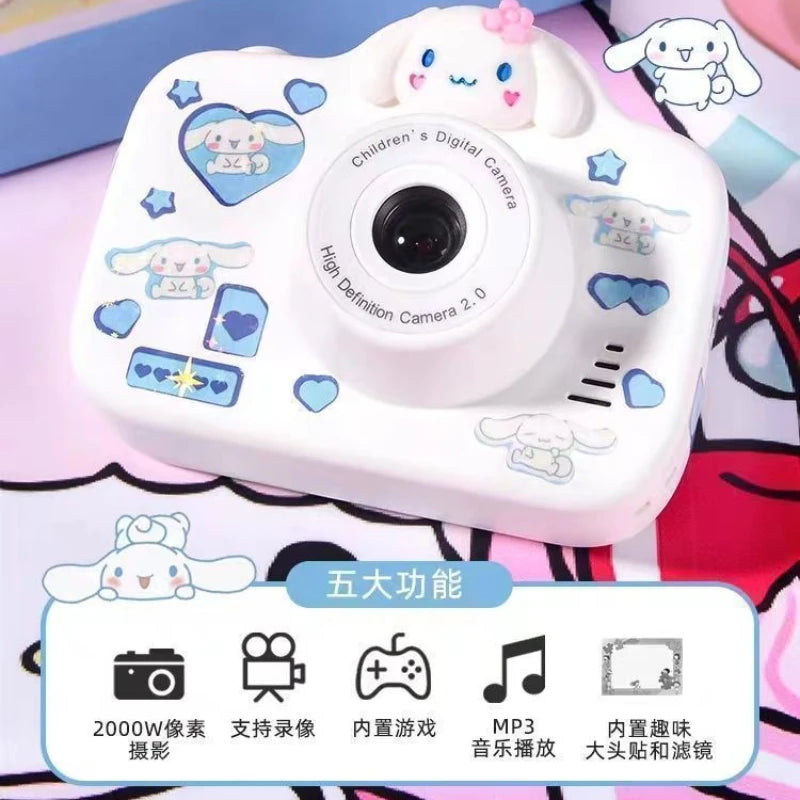 Sanrio Kuromi small camera toy children's camera HD Melody my melody mini birthday gift travel can connect to mobile phone