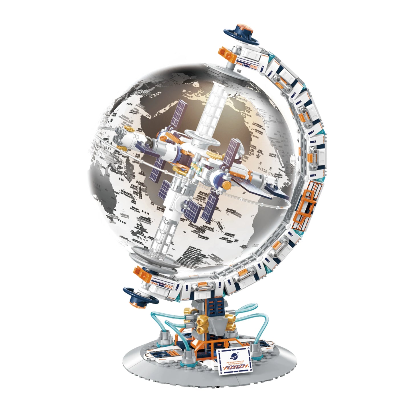 CK003 Space Tide Play series Dawn Dawn Globe collectible grade building blocks assembled adult student educational toys