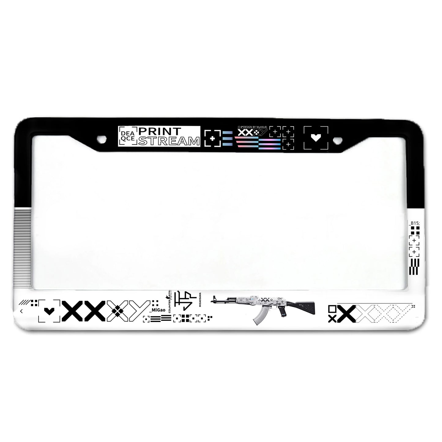 1 pc American specification license plate frame aluminum alloy Canada Mexico General