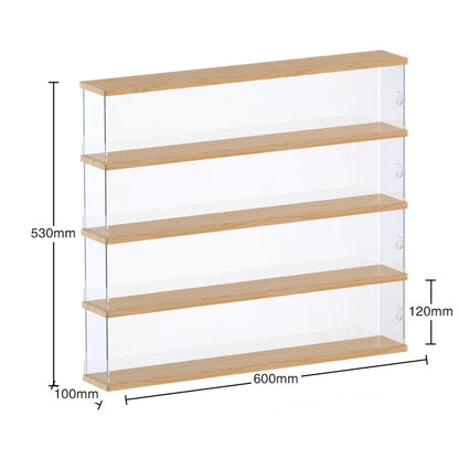 Blind box storage display stand acrylic hand-made display box POP MART storage box villa transparent dust box.