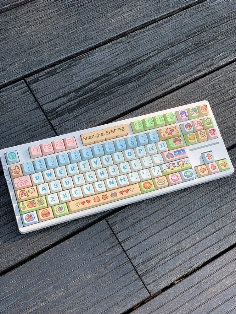 Stardew Valley Key Cap Pixel Valley PBT Cute Mechanical Keyboard DIY Gift Girl Customized Farming Game