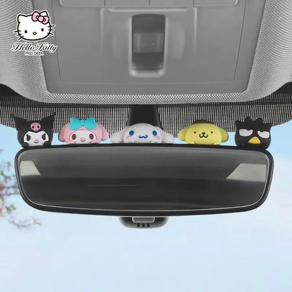 Kawaii Hello Kitty Car Decoration Sanrio Kuromi Melody Car Cartoon Cinnamoroll Cute Car Supplies Lnterior Decoration Gift