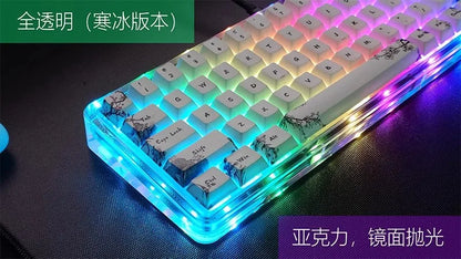 Everglide Su68 Magnetic Switch Mechanica Keyboard Wired Keyboard Customize Metal Anode Low Latency  Rgb Esports Gaming Keyboards