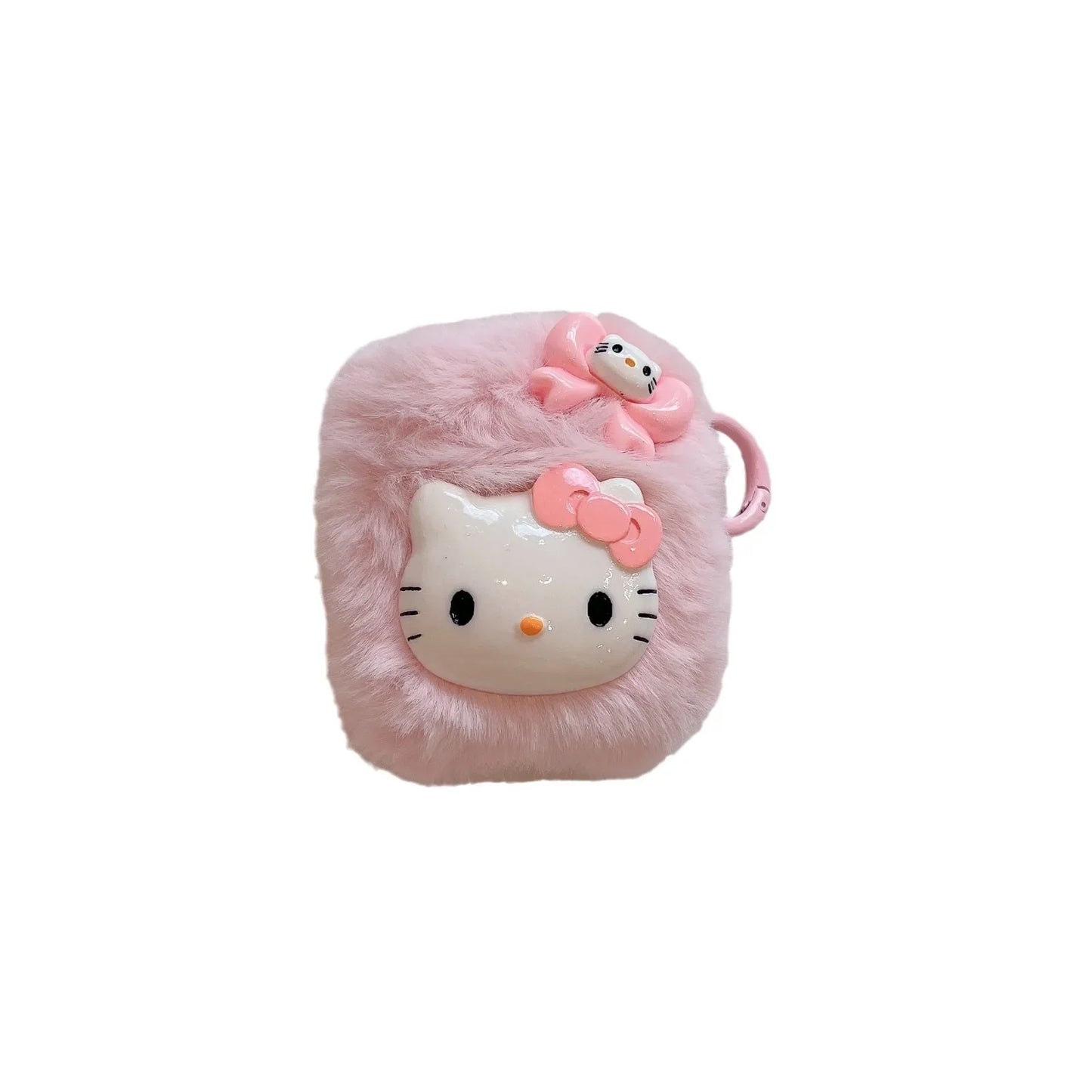 Hello Kitty For Airpods Case,Pink Plush Hard PC Case For Airpods Pro 2,Protective Earphone Cover For Airpods 1/2/3 Girls Women