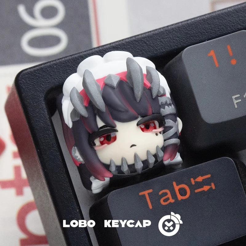 Zenless Zone Zero Bangboo Keycap Anime Mechanical Keayboard Keycap Resin Art Cute Keycaps For PC Gamer Custom Accessories Gift