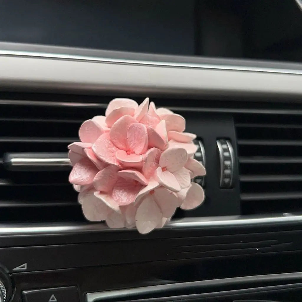 Perfume Aromatherapy Car Hydrangea Car Air Conditioning Vent Decoration Flower Diffusing Stone Goddess Fragrance Premium