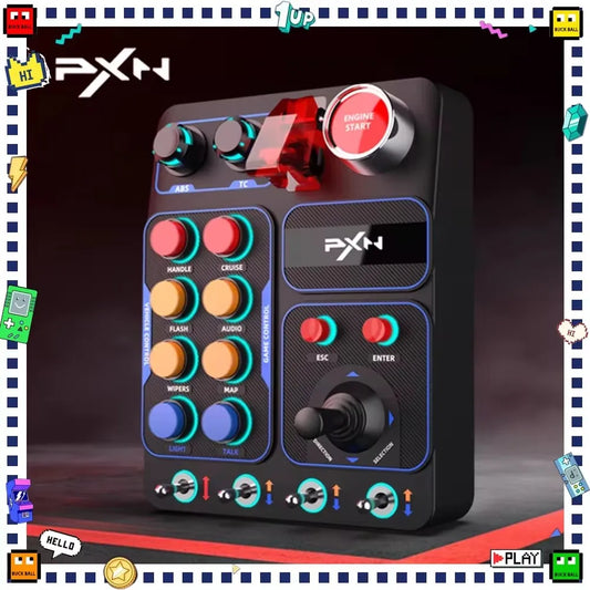 PXN CB1 EURO Truck Simulator Central Control Box Multifunctional Key Control Box Racing Simulator Custom Racing Game Accessories