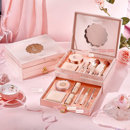 Menglan Fu Beautiful Makeup Items 13-Piece Christmas Gift Birthday Gift for Girlfriend Girlfriends' Gift for Wife