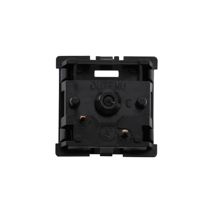 Gazzew Boba BLACK U4t V2 Thocky Tactile Switches for Mechanical Keyboard Customization 5pin 62g 68g Bottom