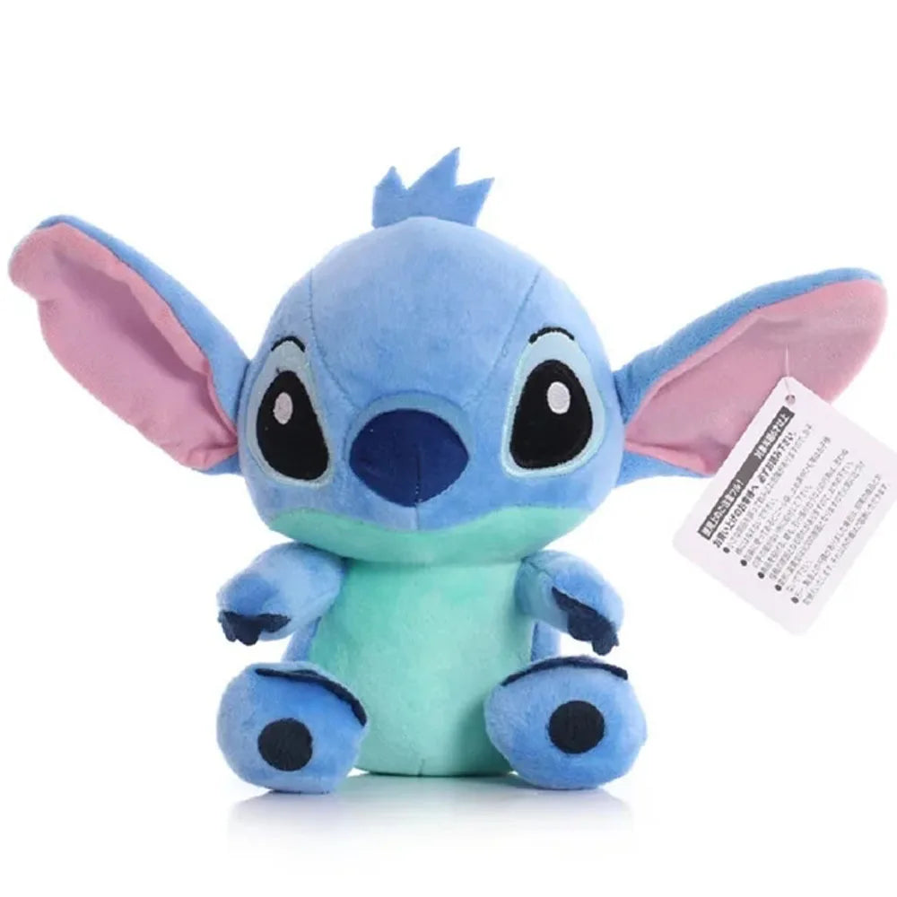 Disney Cartoon Blue Pink Stitch Plush Dolls Anime Toys Lilo and Stitch 20CM Stich Plush Stuffed Toys Christmas Gifts for Kids