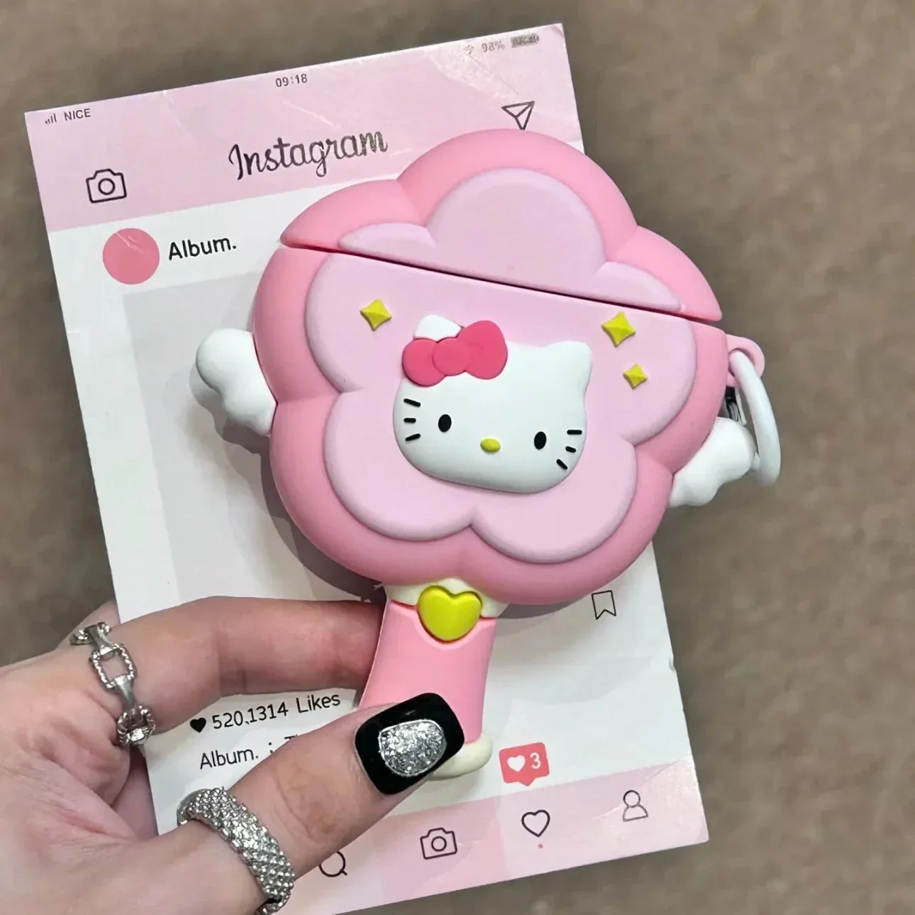 Hello Kitty is cute and fashionable for AirPods 1/2 generation flip earphone set Apple Bluetooth wireless pro new 3rd generation