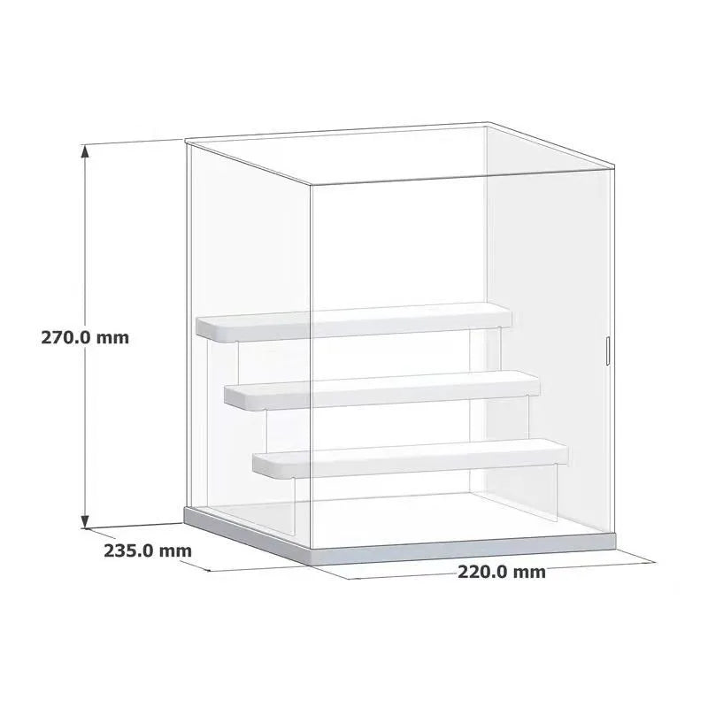 Transparent Acrylic Blind Box Handmade Ladder Display Cabinet Jewelry and Cosmetics Sorting Toy Models Dustproof Storage Box