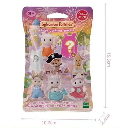 Sylvanian Families Blind Box Baby Mini Figure Dress Up Forest Family Cake Mystery Box Lucky Bag Cute Birthday Gifts For Children