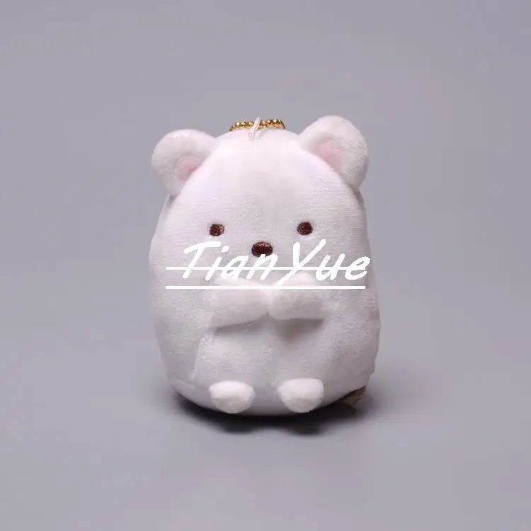 Cute Animal Corner Creature Sumikkogurashi cos Penguin white bear shrimp Stuffed Plush Pussy Christmas Gift Toys 8cm