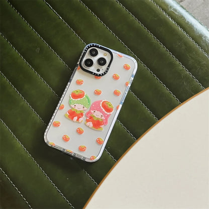 Luxury Little Twin Star Soft Clear Case protection for iPhone 16 15 13 12 11 14 Pro Max XS XR 7 8Plus X SE lovely original Coque