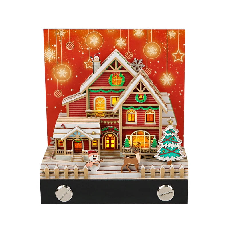 Christmas Decoration Ornaments Christmas Tree 3D Memo Pad Birthday Gifts Notepad Calendar 2025 For Kids New Year Home Decor