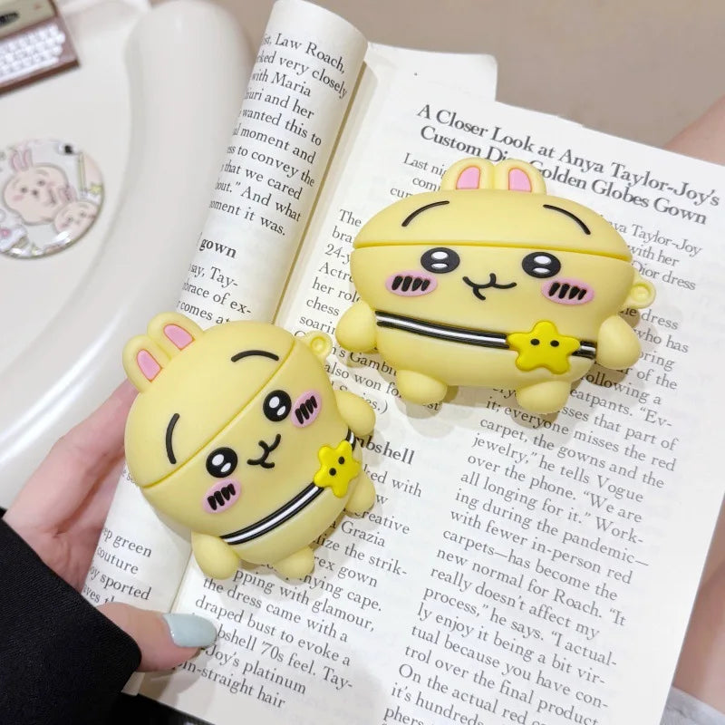 MINISO Chiikawa Apple airpods case kawaii cartoon Anime Hachiware usagi AirPods pro 2 3 pro2 Bluetooth ear case Girly boys Gift