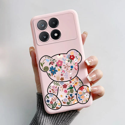 For Xiaomi Poco X6 Pro 5G Case Cute Cartoon Cat Frog Cover Soft TPU Phone Case For Xiaomi Poco X6 PocoX6 Pro X6Pro Fundas Bumper