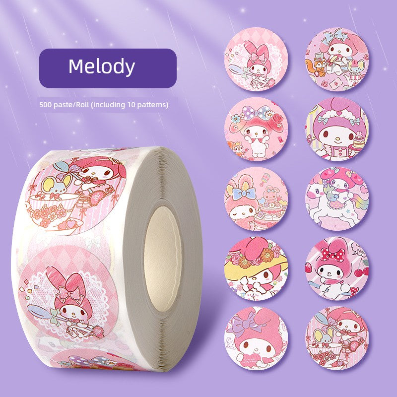 Sanrio Clow M Praise Little Red Flower Cute Stickers