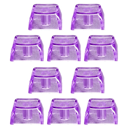 10PCS High Transparent Keycaps XDA Height Blank Keycap Set For Mechanical Keyboard Keycap Backlit Key Caps Colorful