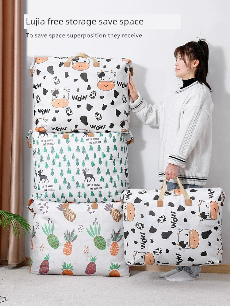 Luggage Kindergarten Clothes Organizer Woven Bag Moving