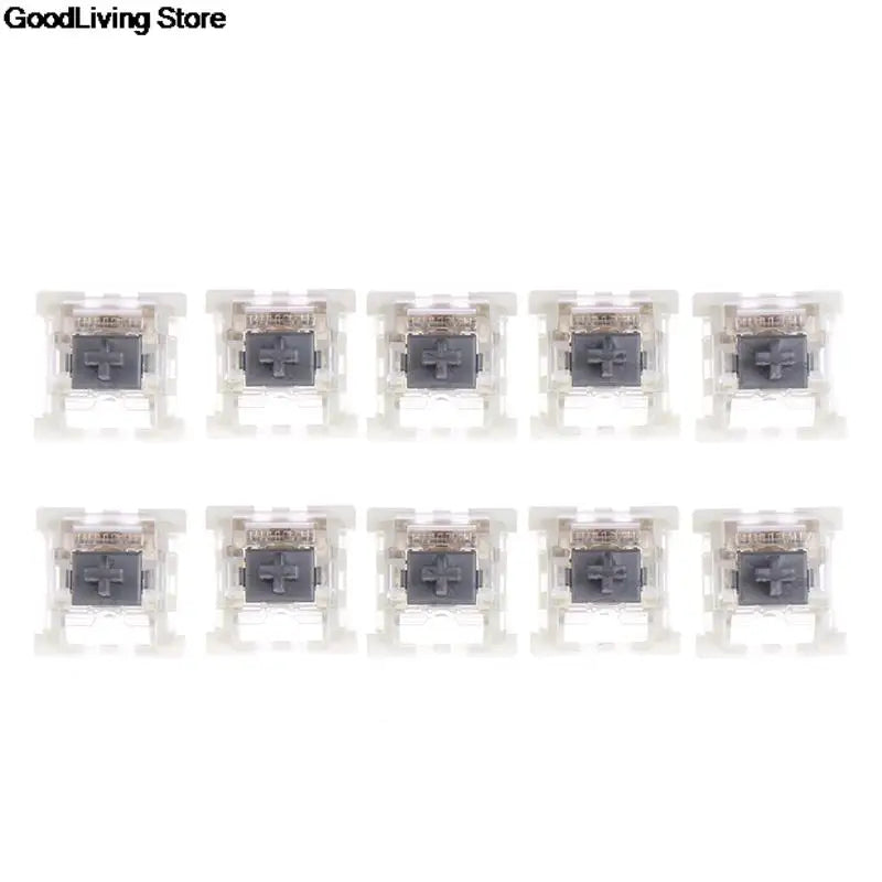 10Pcs/lot Outemu Mx Switches 3 Pin Mechanical Keyboard Black Blue Brown Switches for CIY Sockets SMD Replacement