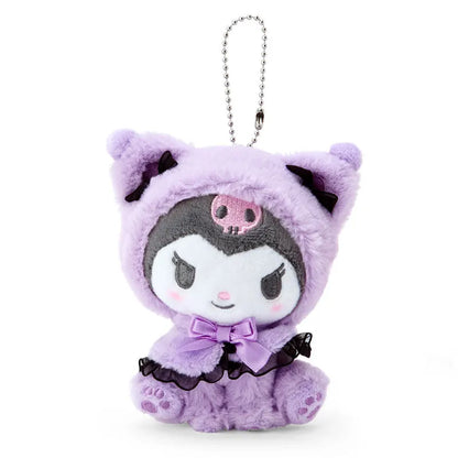 Sanrioed Kawaii Hello Kitty  Kuromi  Plush Doll Toys Pendant Cute Plush  Keychain Bag Pendant Christmas Gifts12CM