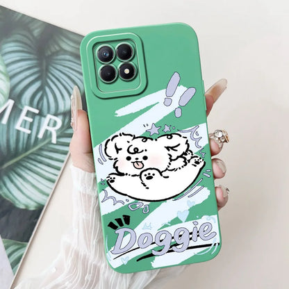 Lens Protective Case For Realme 8i RMX3151 Cute Cartoon Soft Silicone Back Cover For Realme8i Phone Cases