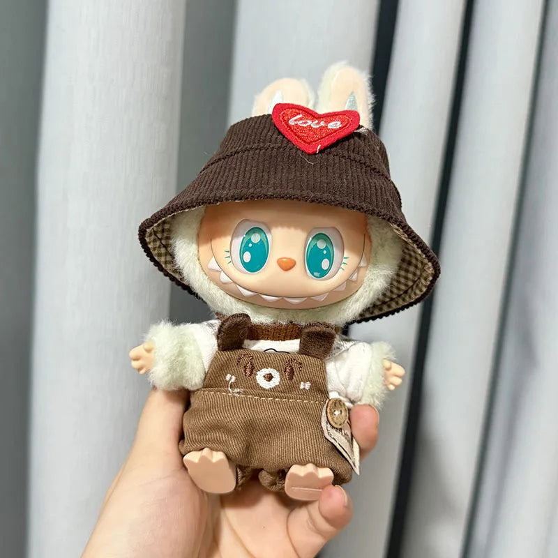 Plush Doll'S Clothes Outfit Accessories For Korea Kpop Exo Labubu V1 V2 Idol Dolls Sitting Party Fashion Hat Clothing Gift