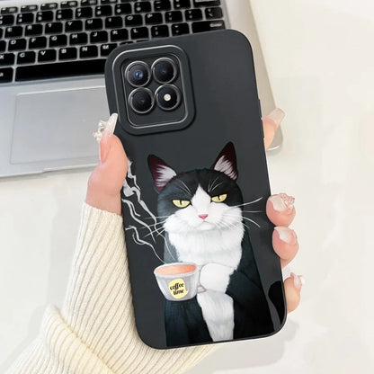 Lens Protective Case For Realme 8i RMX3151 Cute Cartoon Soft Silicone Back Cover For Realme8i Phone Cases