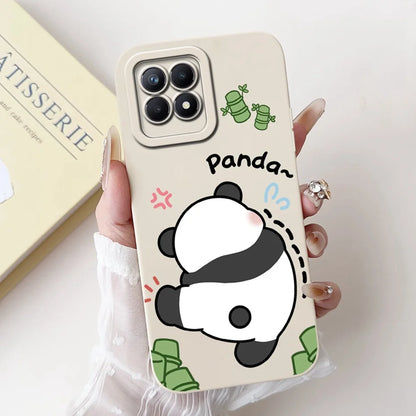 Lens Protective Case For Realme 8i RMX3151 Cute Cartoon Soft Silicone Back Cover For Realme8i Phone Cases