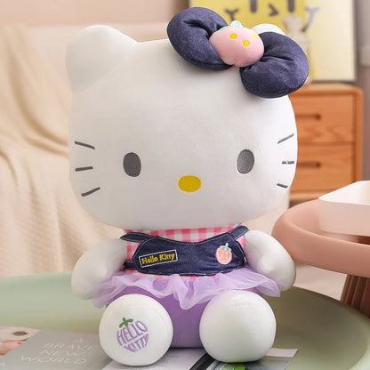 Sanrio Plush Hello Kitty Anime Kuromi Stuffed Toys Hello Kitty Plushier Xmas Gifts For Girls Kawaii My Melody Plush Dolls